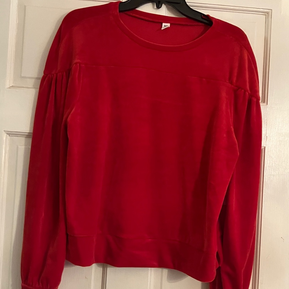 BP Red Knit Top